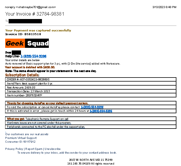 Xfinity Connect Your Invoice _ 32784-98381 Printout_Redacted